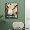 Figured'Art Paint by Numbers for Adults Travel Poster Florence 16"x20" - Craft Art Painting DIY Kit Rolled Canvas Without Frame